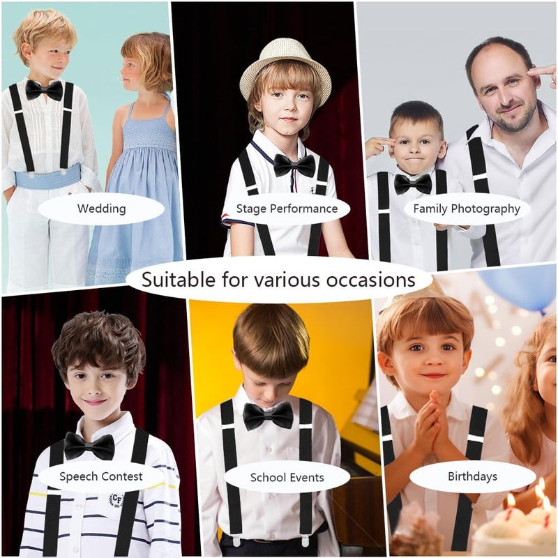 Bluckincle Boys Bow Ties & Suspenders - Toddler & Kids Bow Ties & Suspenders - Image 5